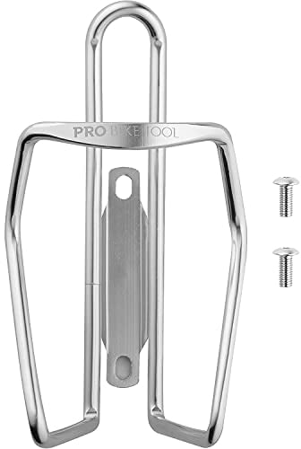 PRO BIKE TOOL Fahrrad-Wasserflaschenhalter, Leicht, Robust, Aluminium, Modernes Rohrdesign, Für Straßen- und Mountainbikes (MTB), Universaler Flaschenkäfig, Rennrad Getränkehalter