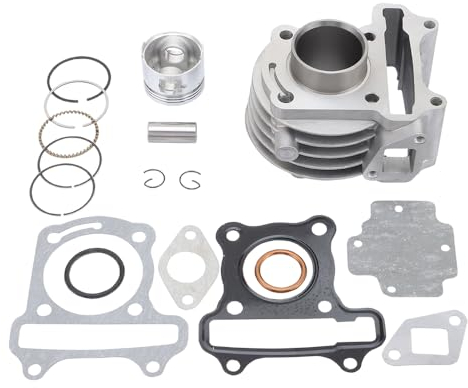 WOOSTAR 39mm Zylinder mit Kolbenring Kit Ersatz für 4 Takt GY6 49ccm 50ccm 139QMA 139QMB Motor ATV Quad Roller Moped
