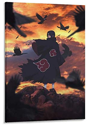 ZXCMNB Itachi Art Leinwand Kunst Poster und Wandkunst Bilddruck Moderne Familienzimmer Dekor Poster 08x12inch(20x30cm)