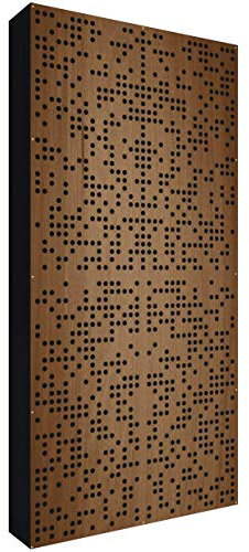 Addictive Sound Panneau Acoustique Mural 'WOOD' 120x60x11 cm - Diffuseur Acoustique Bois - Panneaux Acoustiques Pour Home Studio Musique - Panneau Bois Mural - Diffuseur Binaire - Marron