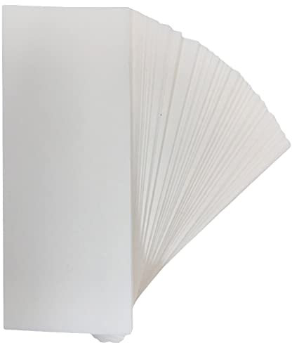 Mipcase 600pcs strisce di carta cromatografia separazione pigmento striscia di carta chimica scienza esperimento carta da filtro per scuola aula