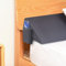 Moavica Kingsize-Bett-Keilkissen (193 x 25,4 x 15,2 cm), zum Schlafen, Kopfteilkissen/Bettlückenfüller/Matratzenkeil schließt die Lücke (0–20,3 cm), zwischen Kopfteil und Matratze (grau) 1