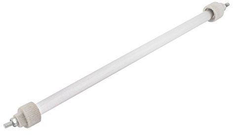 Ruilogod AC 200 V 400W Tube de chauffage à quartz Elément de chauffage infrarouge 4mm - Efficacité énergétique élevée, Élément chauffant en quartz durable - 400 W, 506 W d'entrée, 400 W de sortie
