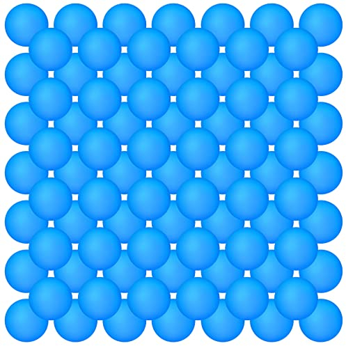 100 Stück Bälle, Tischtennisbälle, mehrfarbige Bälle, 40 mm, Kunststoffbälle, Bierbälle, Großpackung, kleine Bälle, waschbare Spielbälle für Karneval, Poolspiele, Haustier-Spielzeug, Sport (hellblau)