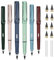 OFFCUP Ewiger Bleistift Metall, 6 Stück Tintenlose Bleistifte Ewig, Unendlicher Bleistift mit Radiergummi, Magischer Bleistifte mit Wechselkopf Magic Pencil Infinity für Erwachsene Studenten -Jahrgang