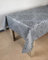 Wachstuchtischdecke 140x200 cm | Wachstischdecke mit wasserabweisender PVC-Beschichtung | Outdoor-Tischdecken für Garten und Küche | Tischdecke wetterfest und fleckabweisend | Ornament Dunkel