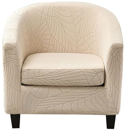 Housse de Fauteuil Chesterfield Cabriolet 2 Pièces Housses Fauteuil de Club 1 Place Housse Chaise Tullsta Cabriolet Extensible Beige