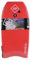 RIP Bodyboard – RIP Reactor EPS 40 + Flat Leash – 6 Farbkombinationen, CXLPE 4 mm Deck, Crescent Tail, Stringer aus Faser, 50/50 einfache Schiene – Lieferung mit Stecker, ideal für Anfänger (rot-weiß)