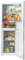 SIA SFF17654WE 50/50 Split Freestanding 252L Combi Fridge Freezer with 4* Freezer Compartment in White, Low Frost, Electronic Temperature Control, E Rated, Includes 2 Years Parts & Labour Guarantee