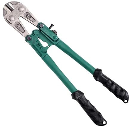 Heavy Duty Bolt Cutter for Padlocks, Chain, Wire, Mesh, Metal - Adjustable Easy Cut Croppers Cutting Tool with Rubberised Anti Slip Grips, Bike Lock & Wire Cutters (42 - 1050mm)