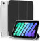4UBonLife Coque pour iPad Mini 7(A17 Pro) 2024/ Mini 6 Modèle 2021 8,3 Pouces, Étui de Protection Léger Coque Arrière en PC Rigide Translucide Givré pour iPad Mini 6ème/7ème Génération, Noir