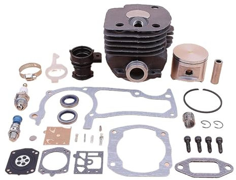 BEUAOCK 52mm Big Bore Cylinder Piston Kit Compatible With Husqvarna 372 365 371 362 Chainsaw Gaskets Chainsaw Parts Motosierra