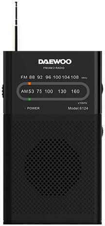 Daewoo DW1027 Radio Portátil Negra