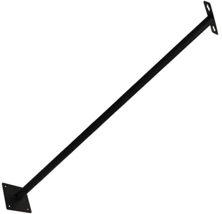 Support mural pour spots LED extérieurs, bras de fixation pour réflecteurs ou projecteurs LED, 100 cm, fabriqué en acier, idéal pour éclairer des façades, des enseignes ou des bâtiments industriels