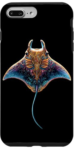 Mante Razze del Diavolo Razze Trigoni Mante Subacquee Custodia per iPhone 7 Plus/8 Plus