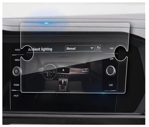 Displayschutzglas Für Vo&lkswagen Für T-Roc 2018–2023 Mit 8-Zoll-Infotainment-Radio-Navigationssystem Navigations-Displayschutzfolie
