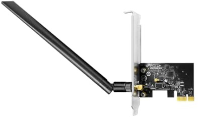 Cudy Wi-Fi 5 Dual-Band PCIe Adapter with Bluetooth 4.2 Low Profil, WE650 | WiFi 5 PCI-Express dongle, 433+150 Mbps, Detachable Antenna, 2.4+5GHz, WPA2/WPA3, Windows 10/11, A2DP/HFP/HSP, Dual-Mode