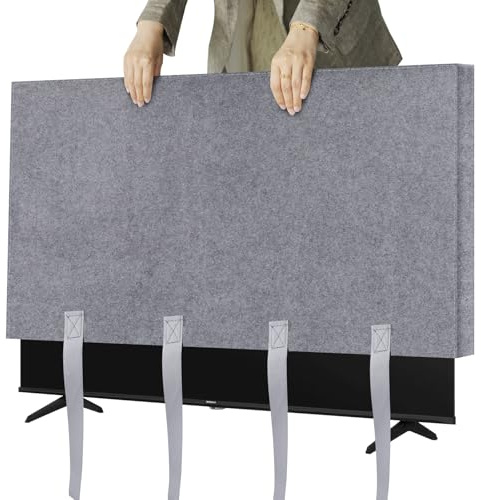 TV Cover for Moving & Packing 50-55 Felt Flat Screens TV Wrap Protector