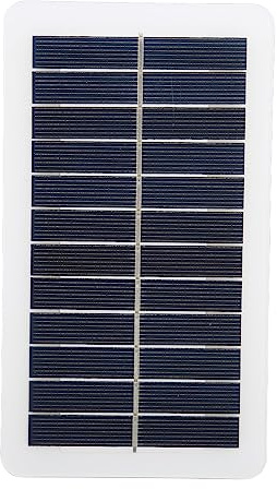 Xiuganpo Solarpanel, 5 V, 2 W, Tragbar, Wasserdicht, USB-Ausgang, Solarstromgenerator, Aufladen Kleiner Geräte für Outdoor-Camping, Silikon-Kunststoff-Zement