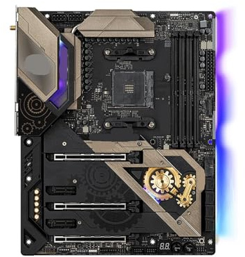 for B550 Motherboard Unterstützung 5800X3D 5700x3D 5800X 5700X 5600G 3600X CPU 4xDDR4 PCIe 4,0 M.2 HDMI ATX AM4 Board for ASRock, Replacement Part