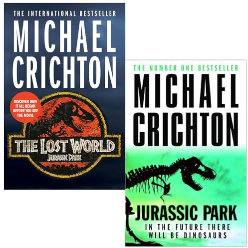 Jurassic Park, The Lost World: Jurassic Park Collection 2 Books Set by Michael Crichton