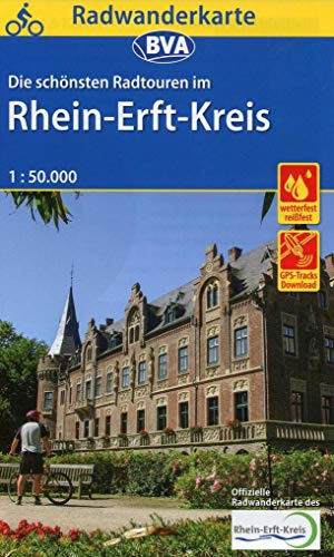 Radwanderkarte BVA Die schönsten Radtouren im Rhein-Erft-Kreis 1:50.000, reiß- und wetterfest, GPS-Tracks Download: 1:50.000, reißfest, wetterfest, GPS-Tracks Download (Radwanderkarte 1:50.000)