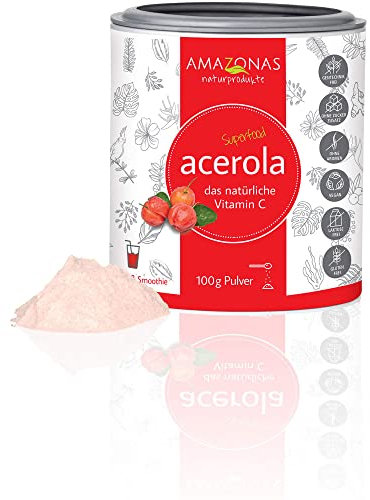 AMAZONAS Acerola Pulver, 100 g Pulver