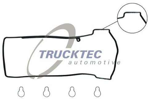 Trucktec Automotive 02.10.119 Dichtungssatz, Zylinderkopfhaube