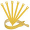 Reusable Cable Ties 1/2 x 8 (1.25cm x 20cm) - 30 Pack (Yellow)