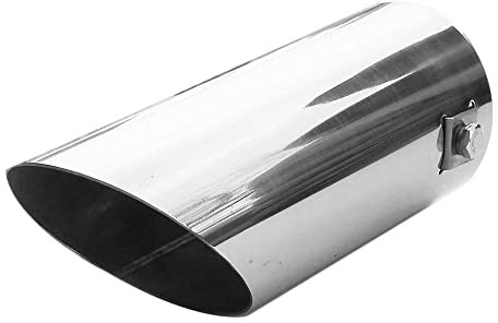Auspuffblende Endrohr Auspuff Universell Schalldampf Endrohrblenden Blende Sport Edelstahl Rund von 40mm bis 53mm