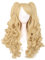 MapofBeauty 28 Zoll/70cm Lolita Lange Lockige 2 Pferdeschwanz 1 Perücke Cosplay Perücke (Orange Gelb)