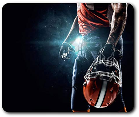 American Football Player Sport Mauspad Computer PC Laptop Gaming Büro Home Desk Zubehör Gadget 8207