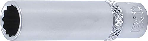 BGS 10709 | Douille pour clé, douze pans, longue | 6,3 mm (1/4) | 9 mm
