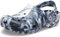 Crocs Unisex Erwachsene Classic Marbled Clog Clog, White/Black, 36/37 EU