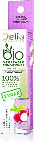 Delia Cosmetics - Bio-Nagel Öl - veganer Nagel-Conditioner - glättet die Nägel - natürliche Inhaltsstoffe - glättet, regeneriert, spendet Feuchtigkeit und verleiht Glanz - 11 ml