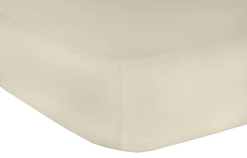 Mr.Sandman Elastan Basic Spannbetttuch Natur Größe 140-160x200-220cm