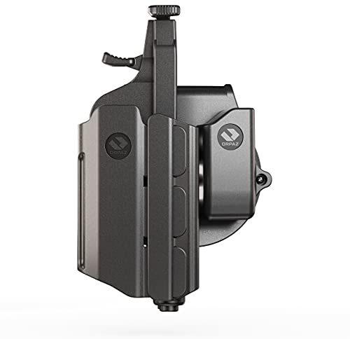 Orpaz T40 Adjustable and Modular Sig P320 Holster Compatible with OWB Sig-Sauer P320 Holder w/Light/Laser/Sight/Optics, Large,Paddle & Mag Holder - Will Secure Your Handgun with a Tactical Appearance