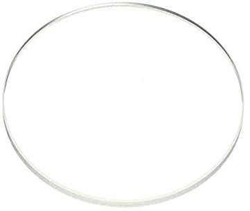 Eichmüller Vetro di ricambio per orologio, vetro minerale, piatto, spessore 2,5 mm, Ø 20-40 mm, 38,5 mm