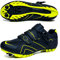 GZQIAWY Radfahren MTB Schuhe Herren Sport Route Cleat Road Dirt Bike Speed ​​Flat Sneaker Racing Damen Fahrrad Mountain SPD Biking Schwarze und grüne Berge 45
