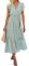 SEVETAT Damen Chiffon Boho Lange Kleid mit Gürtel Sommerkleid Partykleid Elegant V-Ausschnitt Maxikleid Blumenkleid Abendkleid Rüschen Strandkleid Cocktailkleid (Hellgrün, M)