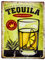 Generisch 40 x 30 cm Retro Deko Bar Blechschild, Vintage Deko Schild, Limited Edition (Tequila)