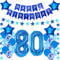 Luftballons 80. geburtstag mann deko blau,Geburtstagsdeko 80 jahre mann,Folienballon 80 Geburtstag Dekoration männer,deko 80. Geburtstag Mann Deko blau,geburtstags banner 80 geburtstag deko Mann