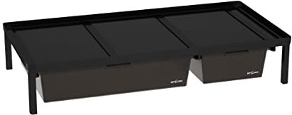 ReptiZoo Zuchtrack -2 oder3 Fach- inklusive Box small und medium +Trennstreifen (IN016A) Heizmatte mit Heatpanel
