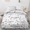 GEDAEUBA Bullterrier Bettwäsche 140x200 Sommer - Bettbezug 140x200 2er Set, Wendebettwäsche und Kissenbezug 70x90, Weiche & Angenehme & Atmungsaktive Mikrofaser Bettwäsche-Sets mit Reißverschluss