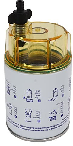 Yctze Kraftstoff-Wasserabscheider S3213 18?7928 Au?enbord-Kraftstofffilter für Boot Marine Au?enborder-Motor | 35?60494?118?7932?118?7932