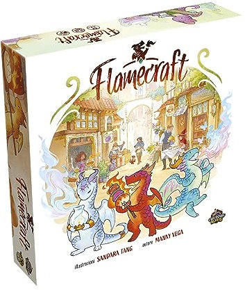 LUCKY DUCK GAMES - Flamecraft | Versione Italiana | Gioco da Tavolo | Età 10+ | 1-5 Giocatori | 60 minuti