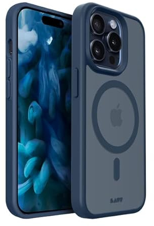 LAUT - HUEX Protect Hülle kompatibel mit der iPhone 15 Pro Max (6.7) - Dark Blue