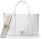 Michael Kors Luisa Medium Satchel, Optisches Weiß, One size