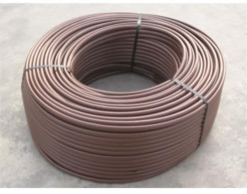 DRIPALIA - Tubería de riego por goteo 16mm | Manguera para riego sin gotero | Marrón | Rollo de 100m| Para huertos y jardines | Integración