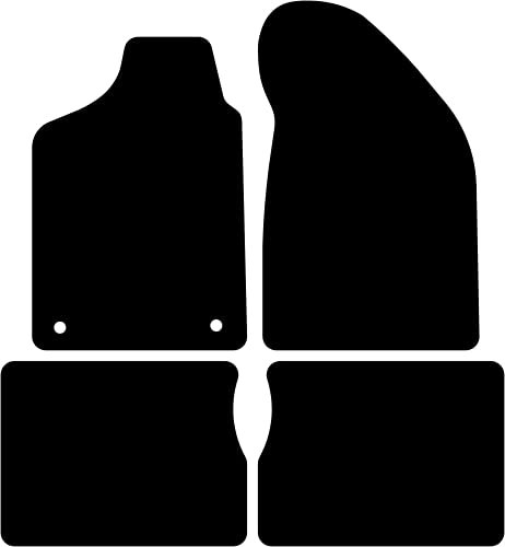 Kovvar Fußmatten passend für Renault Clio 1990-1998 Passend zur Ausführung: 1 | Qualität: Comfort